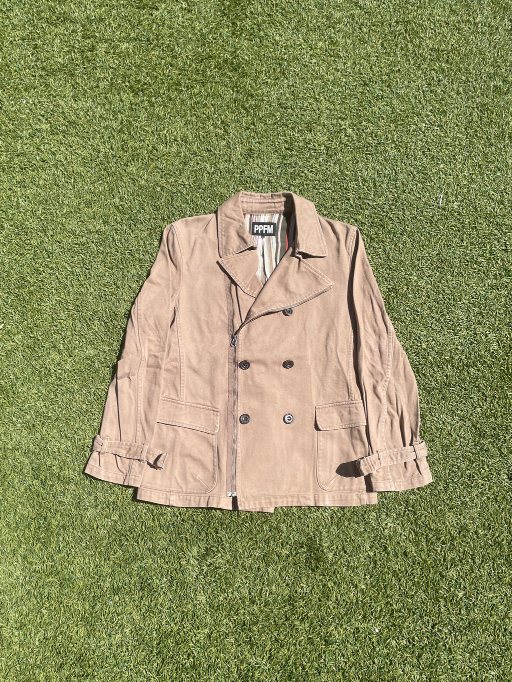 PPFM Khaki Trench Coat