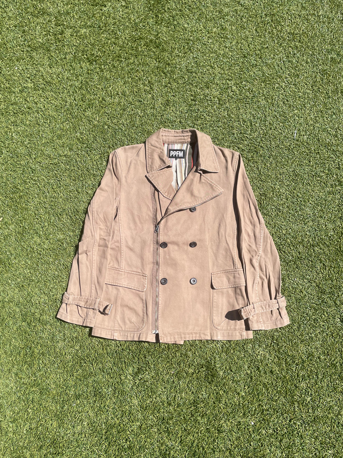 PPFM Khaki Trench Coat