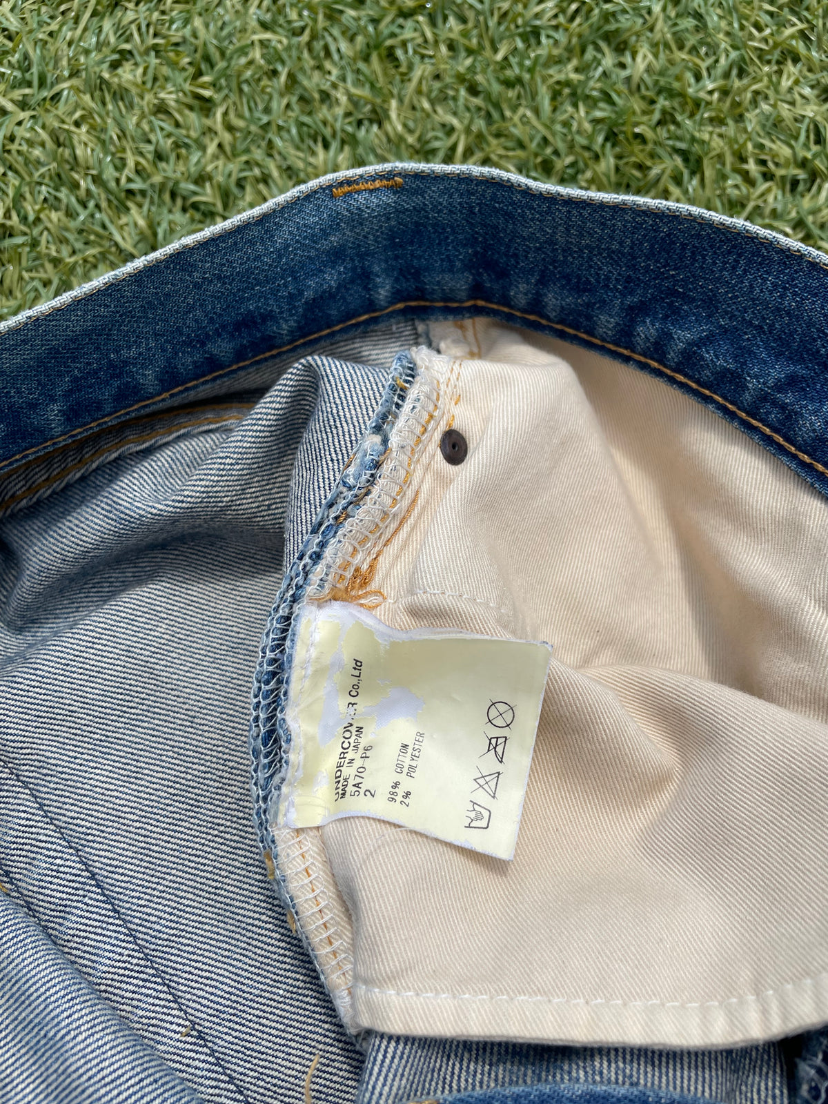 AW05 “Arts & Crafts” - Undercover Distressed Boro Stitch Denim