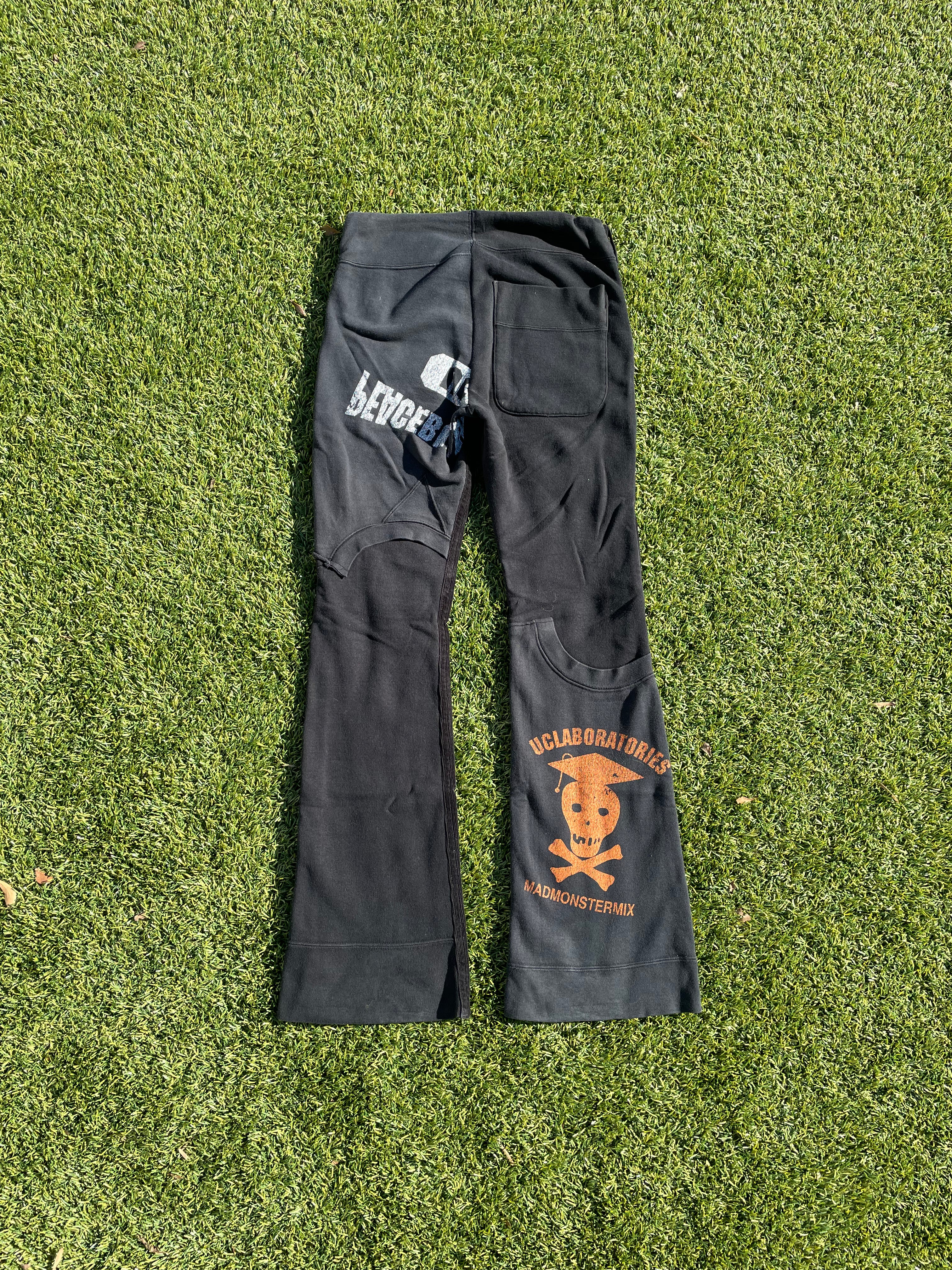 AW03 Paperdoll - Undercover Hybrid Black Corduroy Cargo Pant