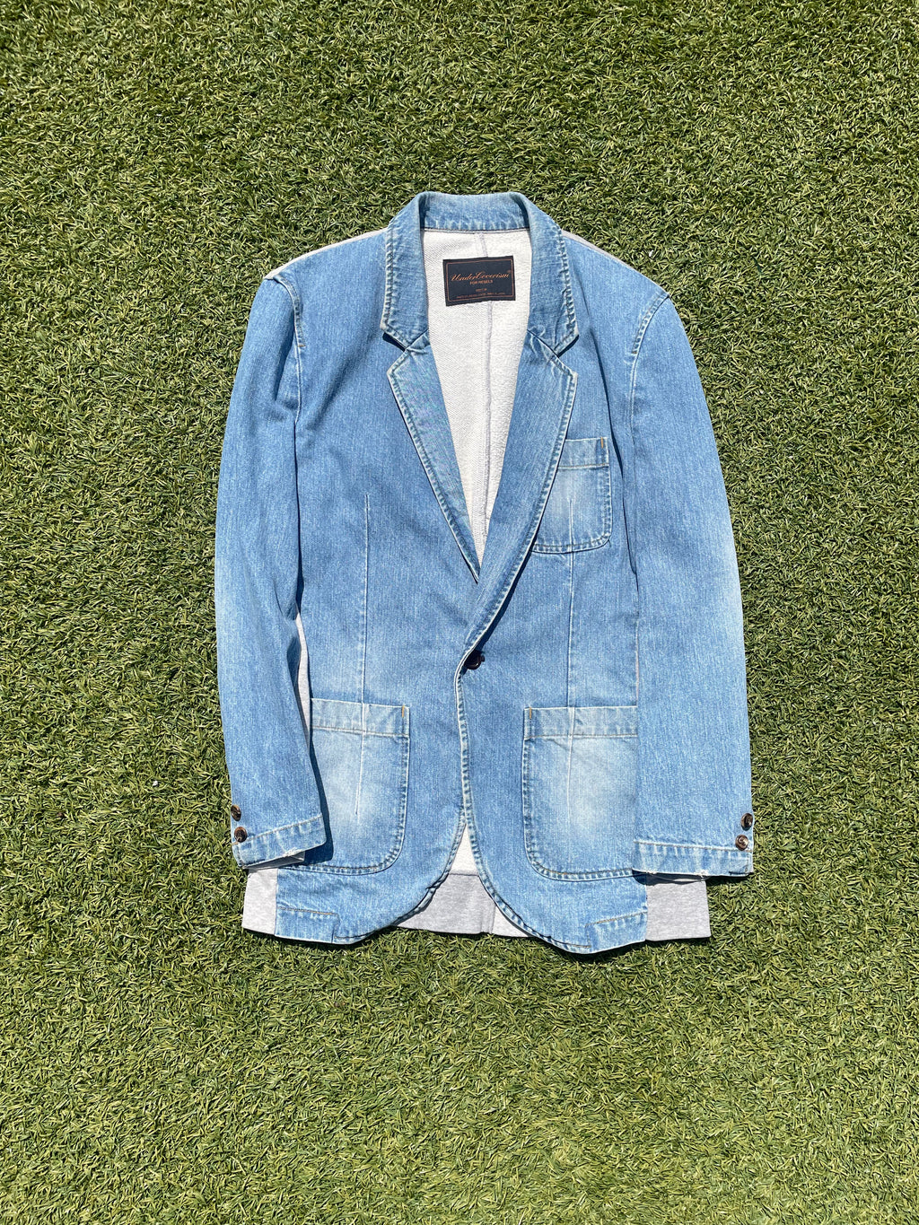 AW03 “Paperdoll” - Undercover Reconstructed Hybrid Denim Blazer