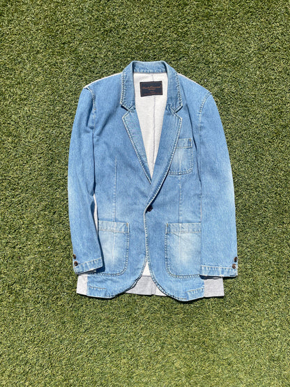 AW03 “Paperdoll” - Undercover Reconstructed Hybrid Denim Blazer