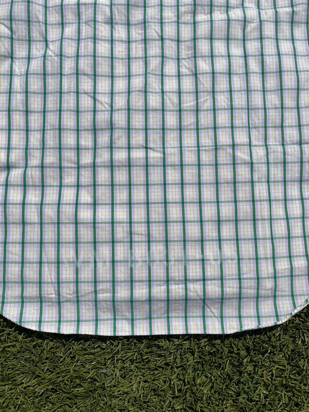 AD2003 Junya Watanabe “Four Leaf Clover” Plaid Button Up Shirt