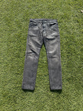 AW05 “In The Morning” - Dior By Hedi Slimane Black Waxed Luster Denim