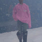 FW22 360* Snowstorm - Balenciaga Polo Pink Zip Up Hoodie