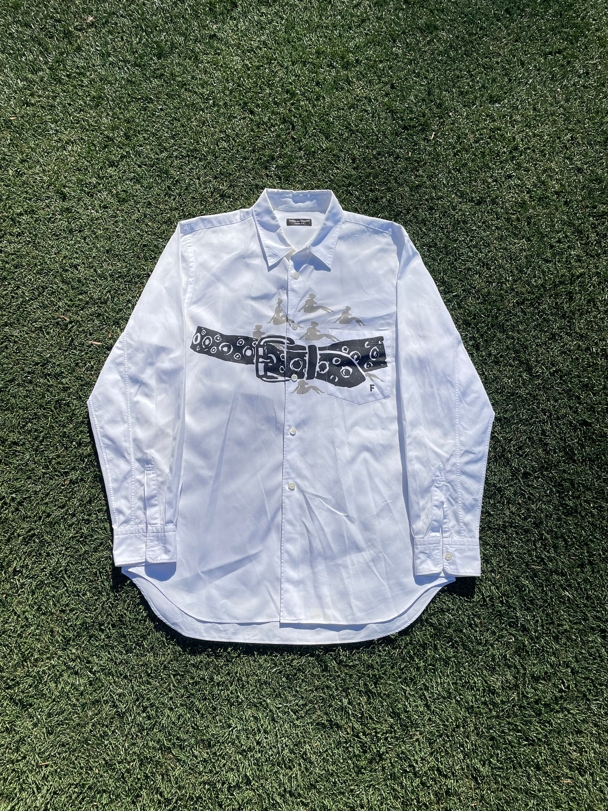 AD2000 Comme Des Garçons Homme+ Belt Button Up Shirt