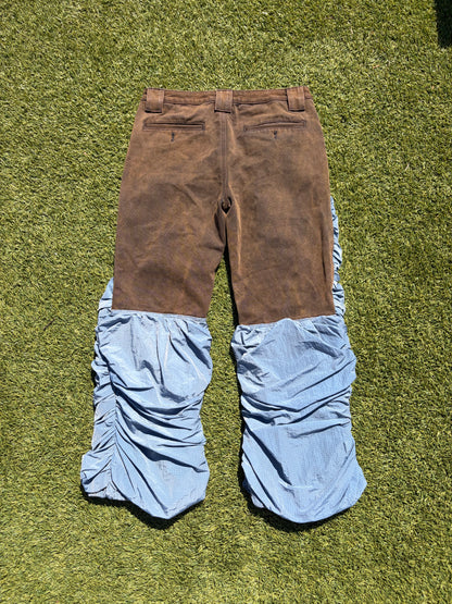 SS25 Aris Tatalovich Hybrid Wrinkled Nylon Denim