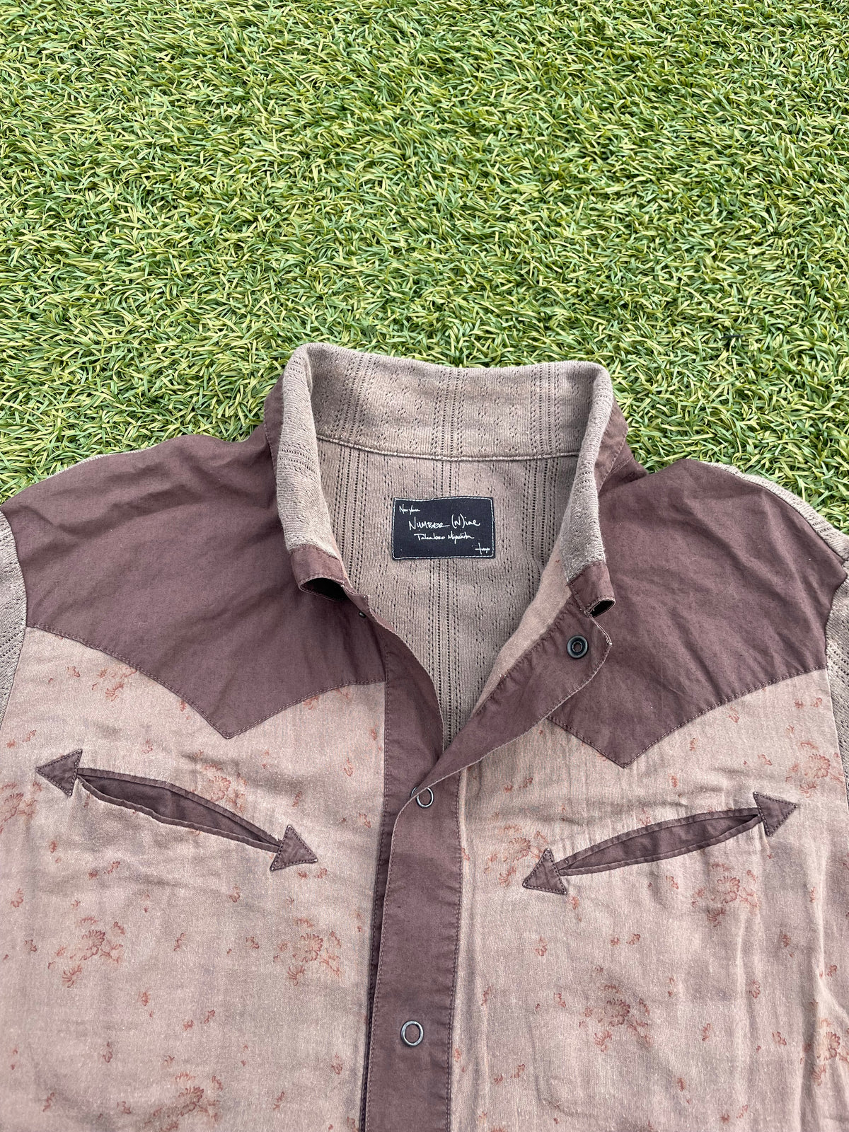 AW02 "Nowhere" - Number (N)ine Western Hybrid Button Up Shirt