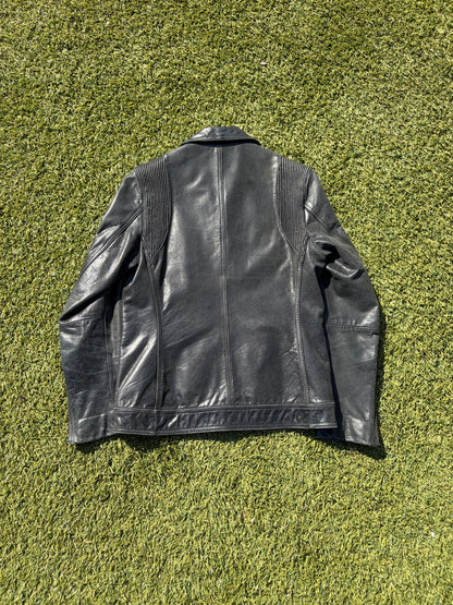 2000s Katherine Hamnett Cowhide Leather Blouson