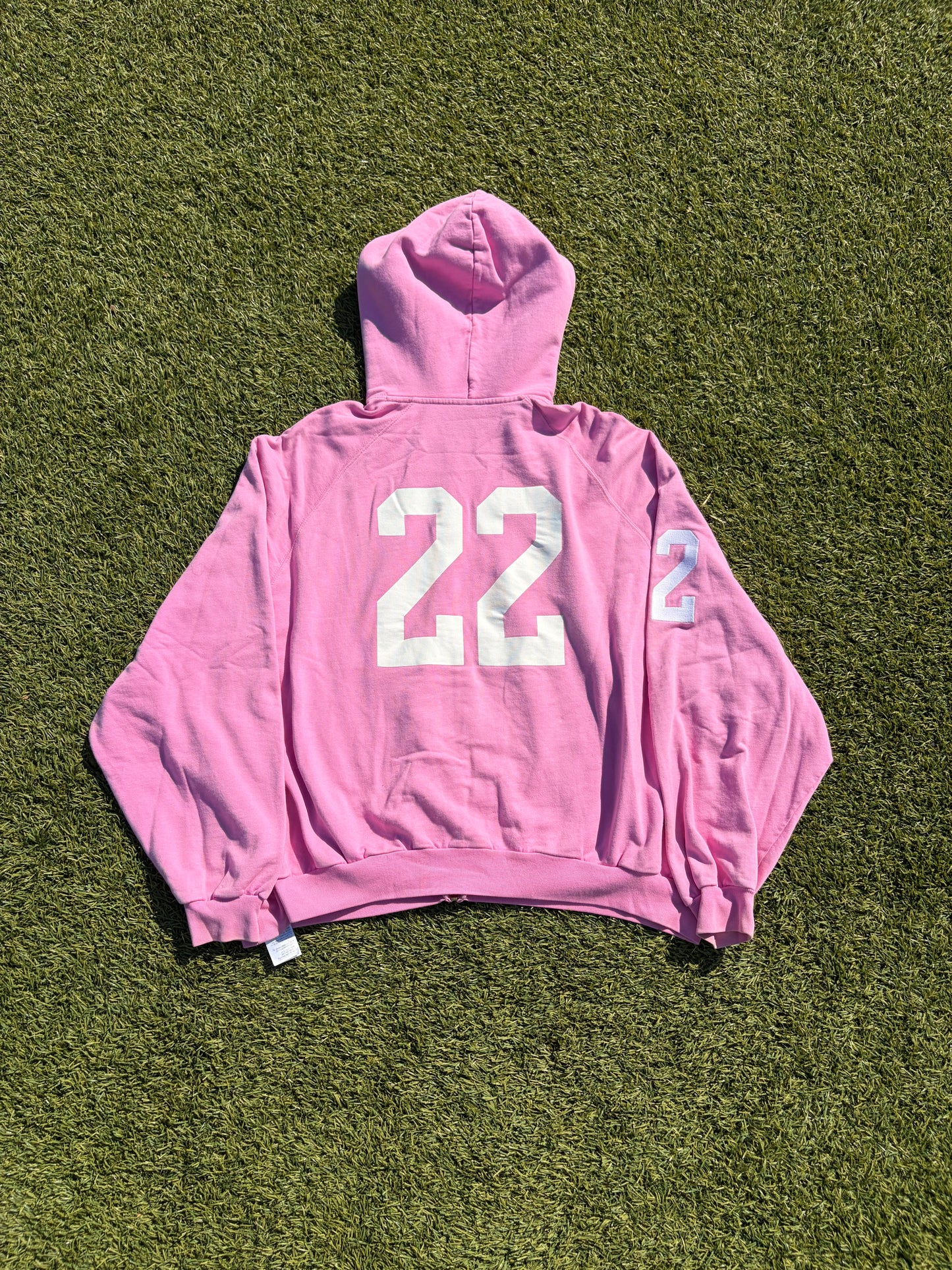 FW22 “360* Snowstorm” - Balenciaga Pink Polo Zip Up Hoodie