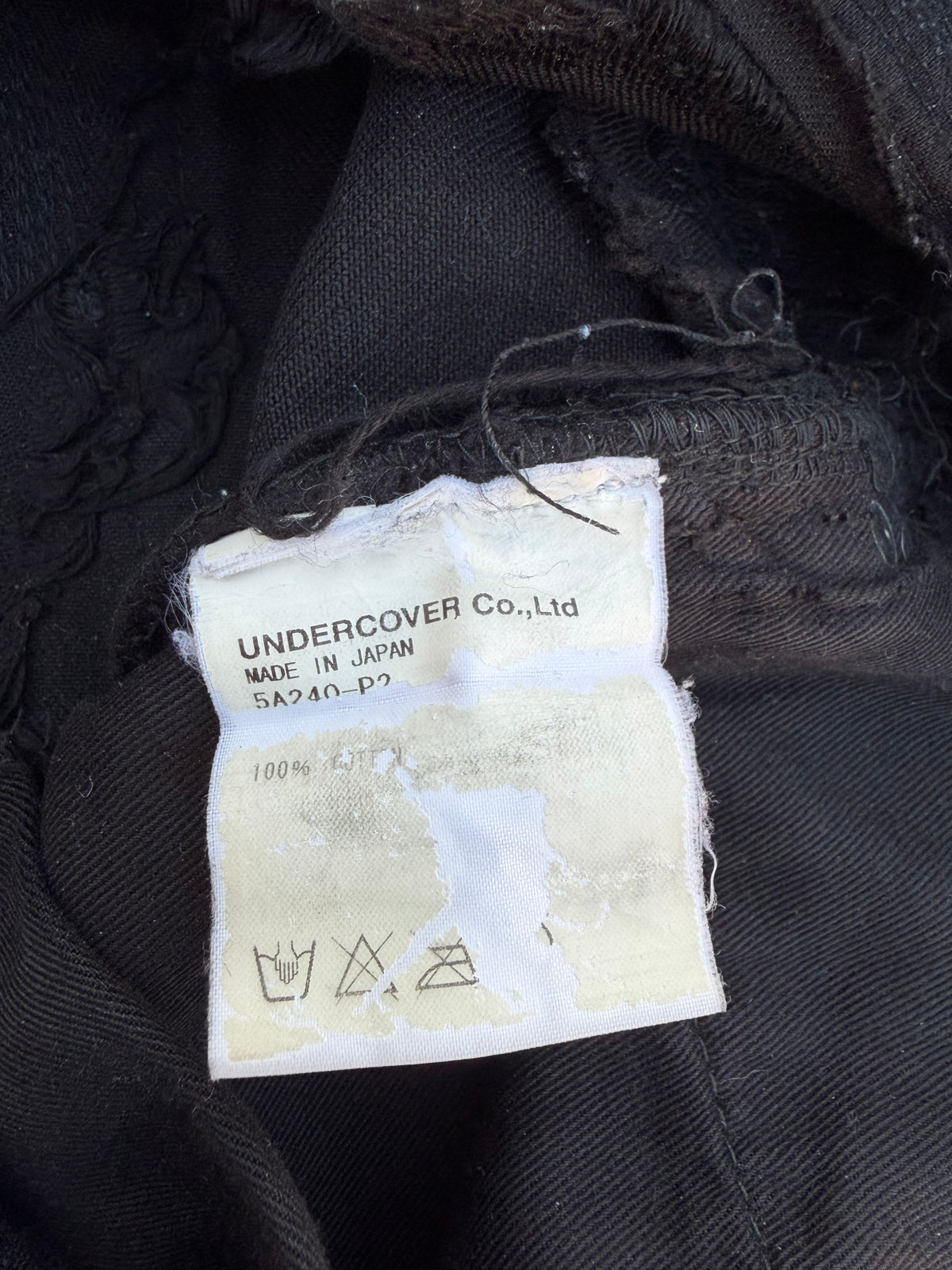 AW05 “Arts & Crafts” - Undercover ‘85’ Boro Distressed Denim