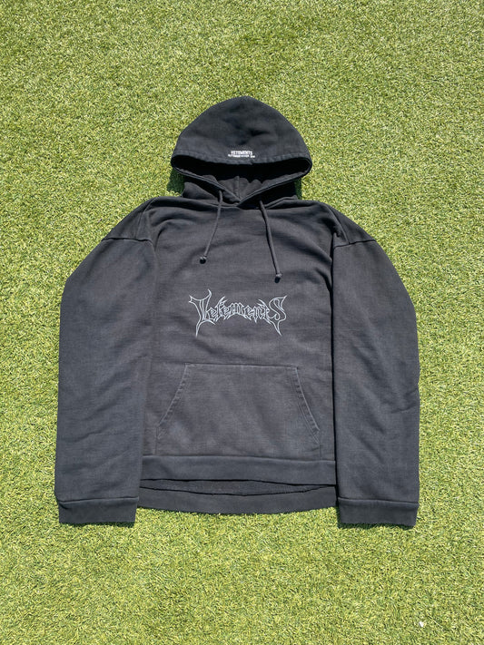 AW15 Vetements OG Metal Logo Oversized Hoodie
