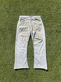 AD2003 Junya Watanabe 10 Corso Como Print Grey Sweatpants