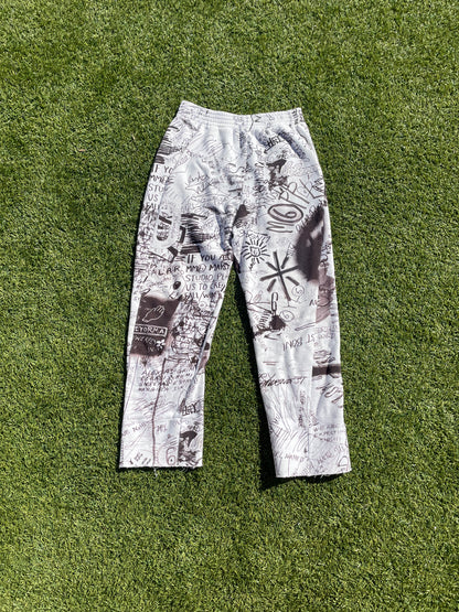 2018’ Maison Margiela MM6 Graffiti Sweatpants