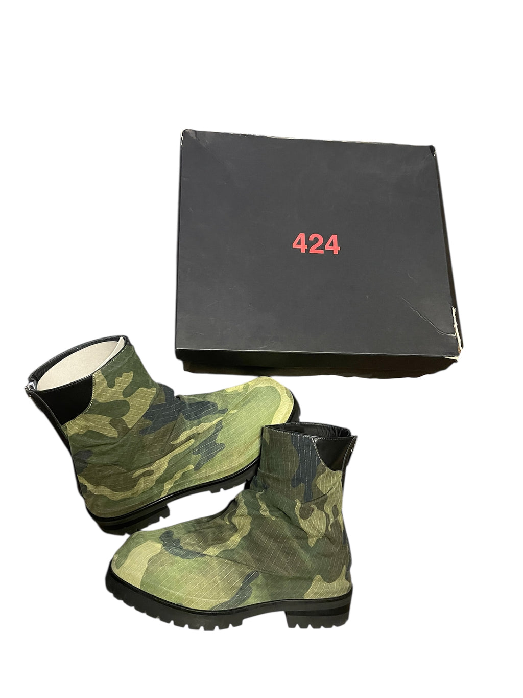 424 Marathon Camo Boots