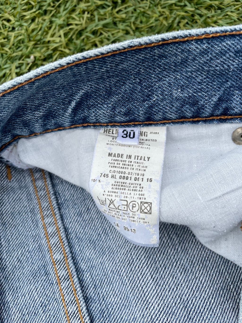1998 Helmut Lang Classic Cut Lightwash Denim