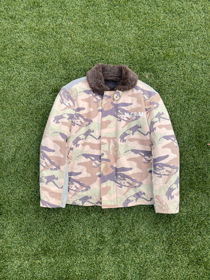 AW03 “Paperdoll” - Undercover Osama Bin Laden Camouflage Rabbit Fur Jacket