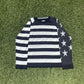 SS19 Takahiromiyashita The Soloist American Flag Knit Sweater