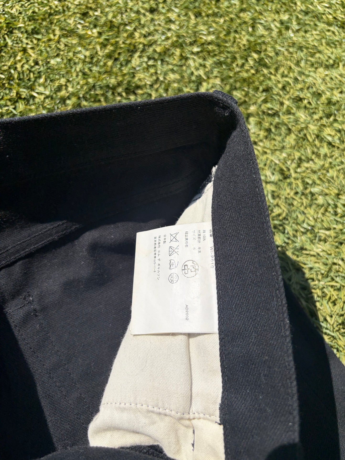 AD2002 Junya Watanabe Leather Patch ‘24’ Canvas Denim