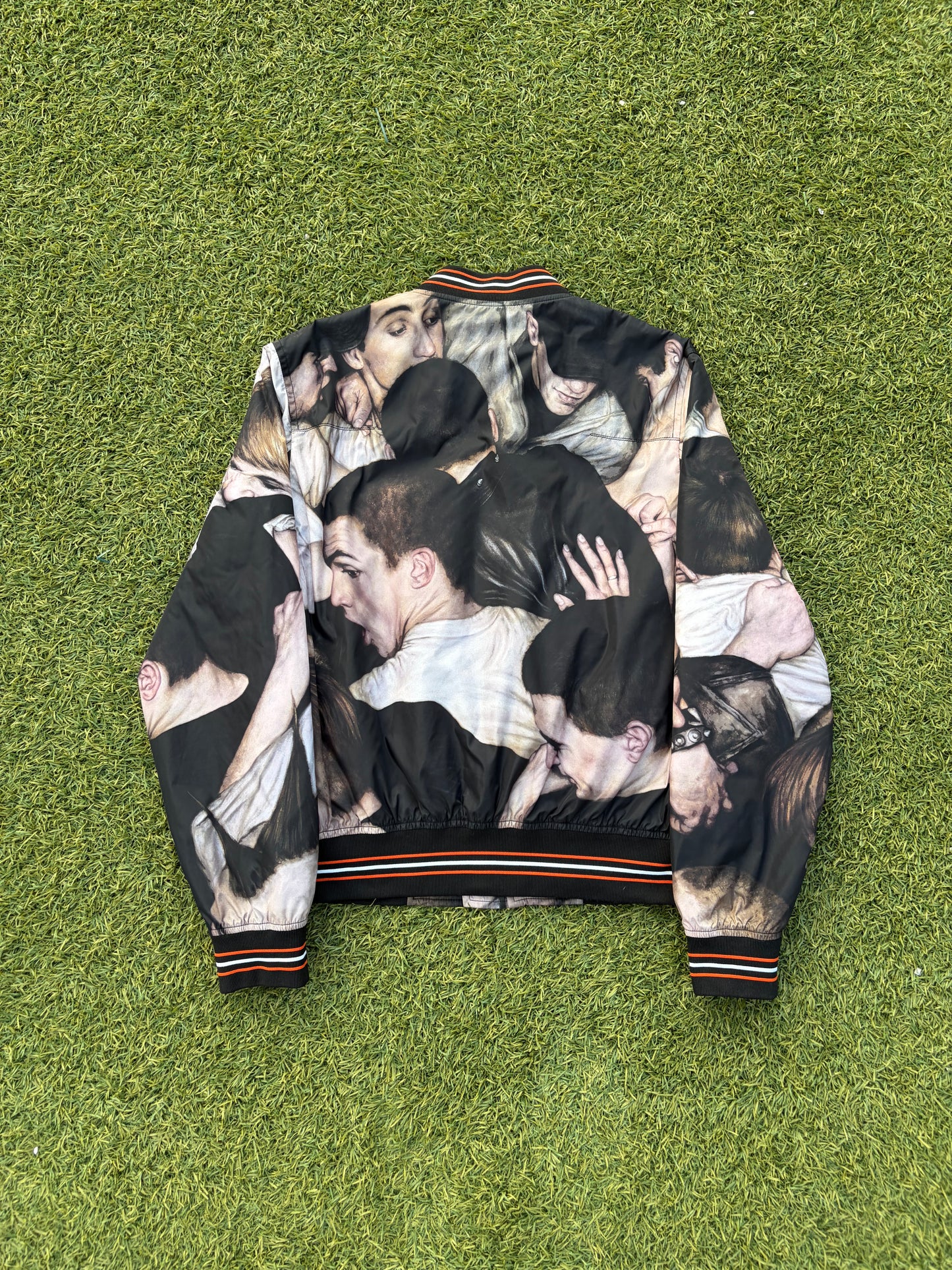 AW17 Dior By Kris Van Assche ‘Dan Witz’ Moshpit Nylon Bomber Jacket