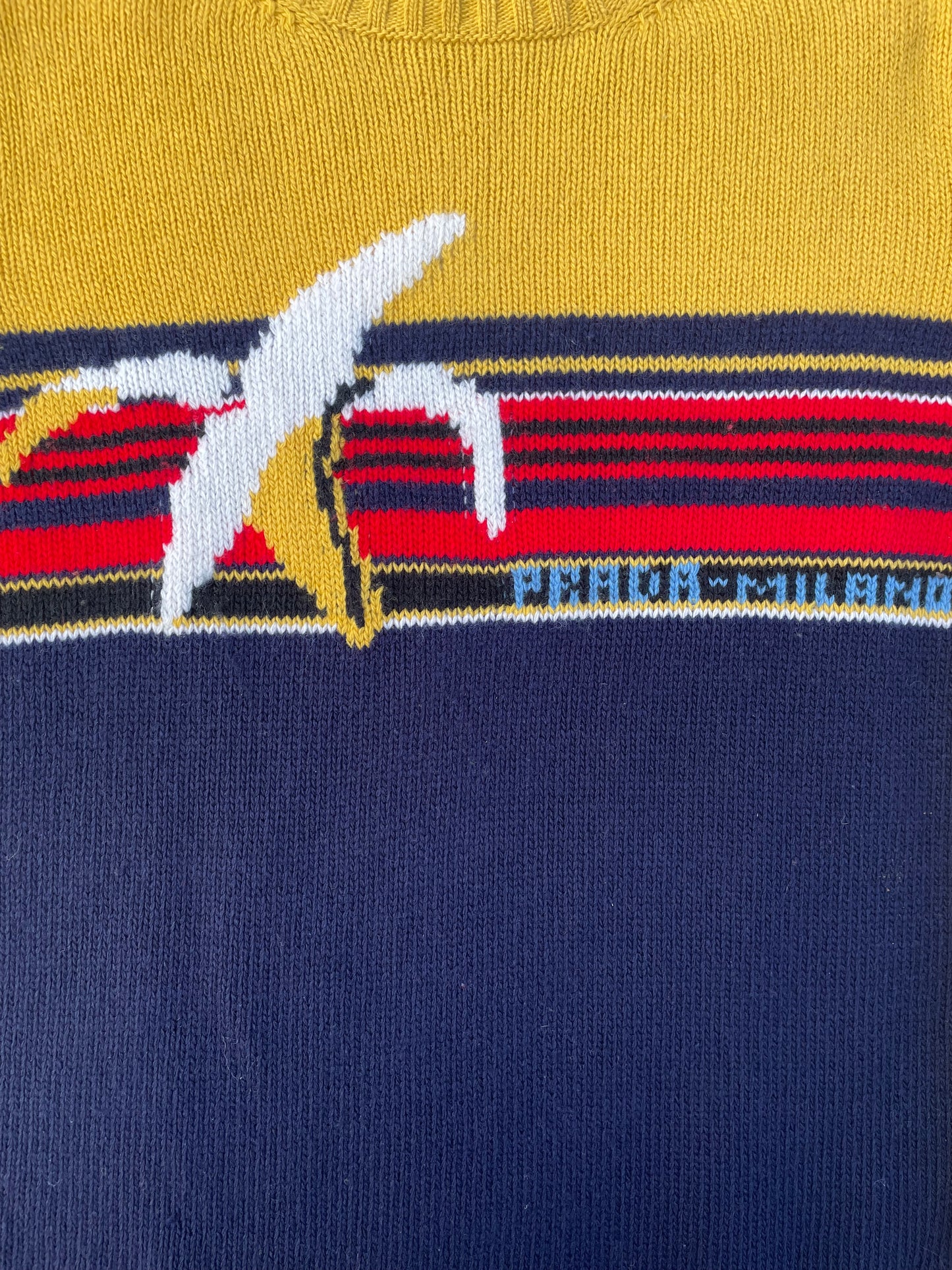 AW2018 Prada Milano Banana Stripe Knit Sweater 🍌