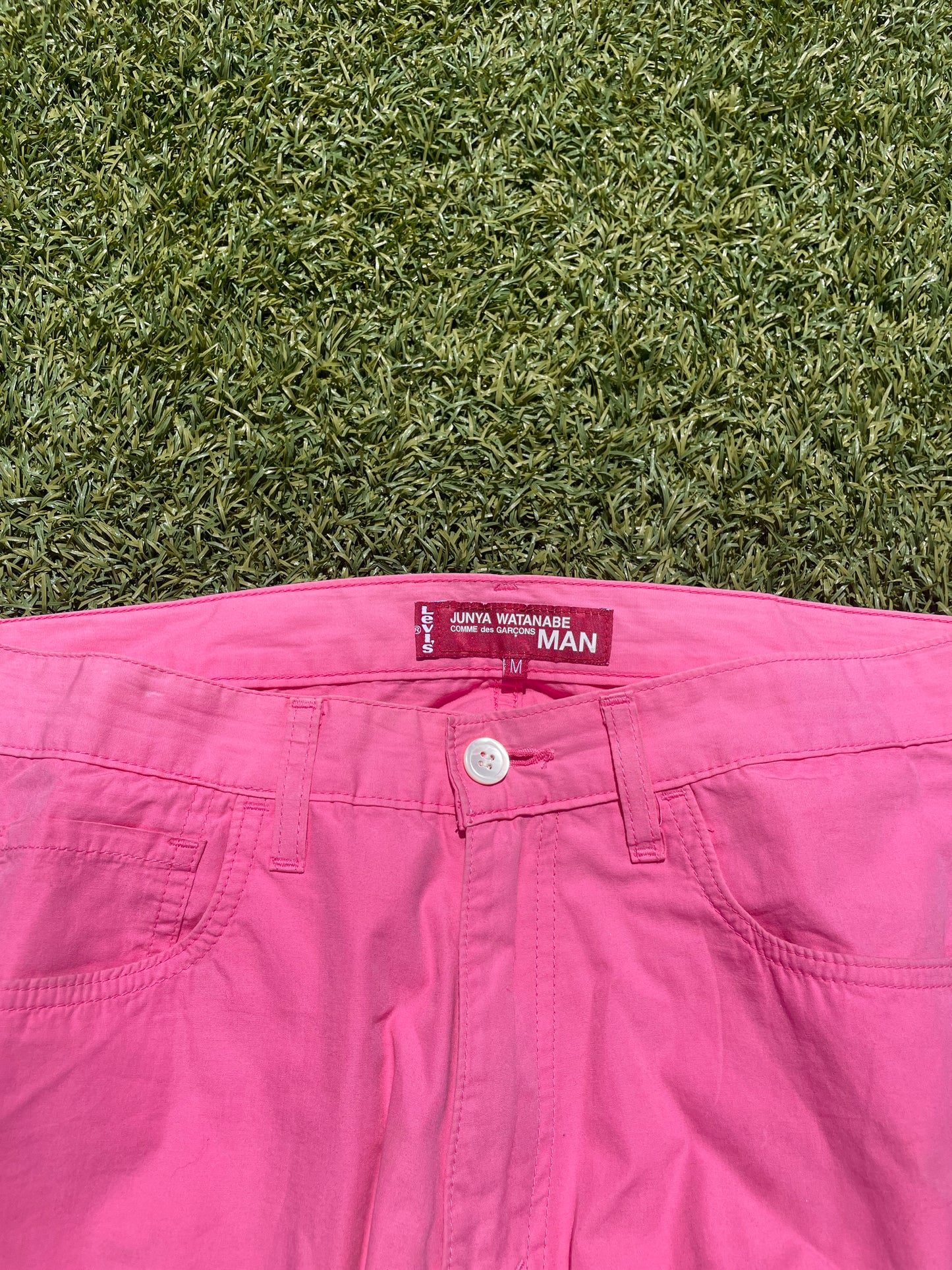 AD2001 Junya Watanabe Pink Straight Leg Pant