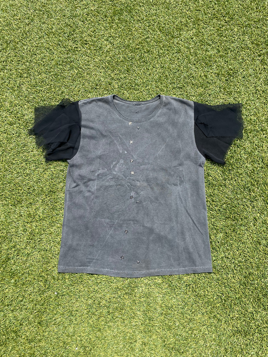 AW02 “Witch Cells Division” - Undercover Overlay Sheer Short Sleeve Witch T-Shirt 🧙‍♀️