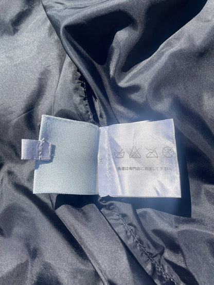 FW2006 Chanel Sport Contrast Stitching Satin Padded Bomber Jacket