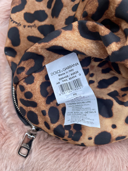 FW17 Dolce & Gabanna Brown Teddy Bear Fur Backpack