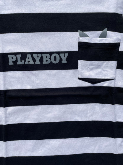 Number (N)ine X Playboy Stripe Pocket T-Shirt