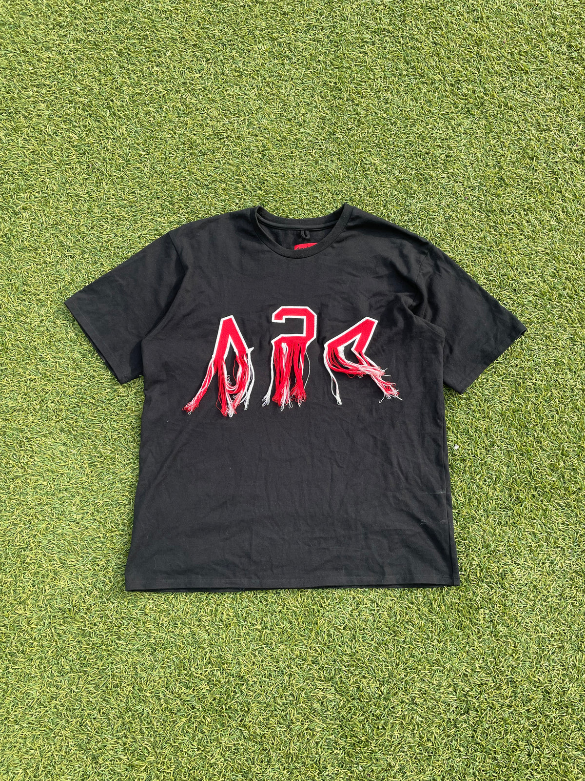 AW17 424 x Doublet Distressed Thread T-Shirt