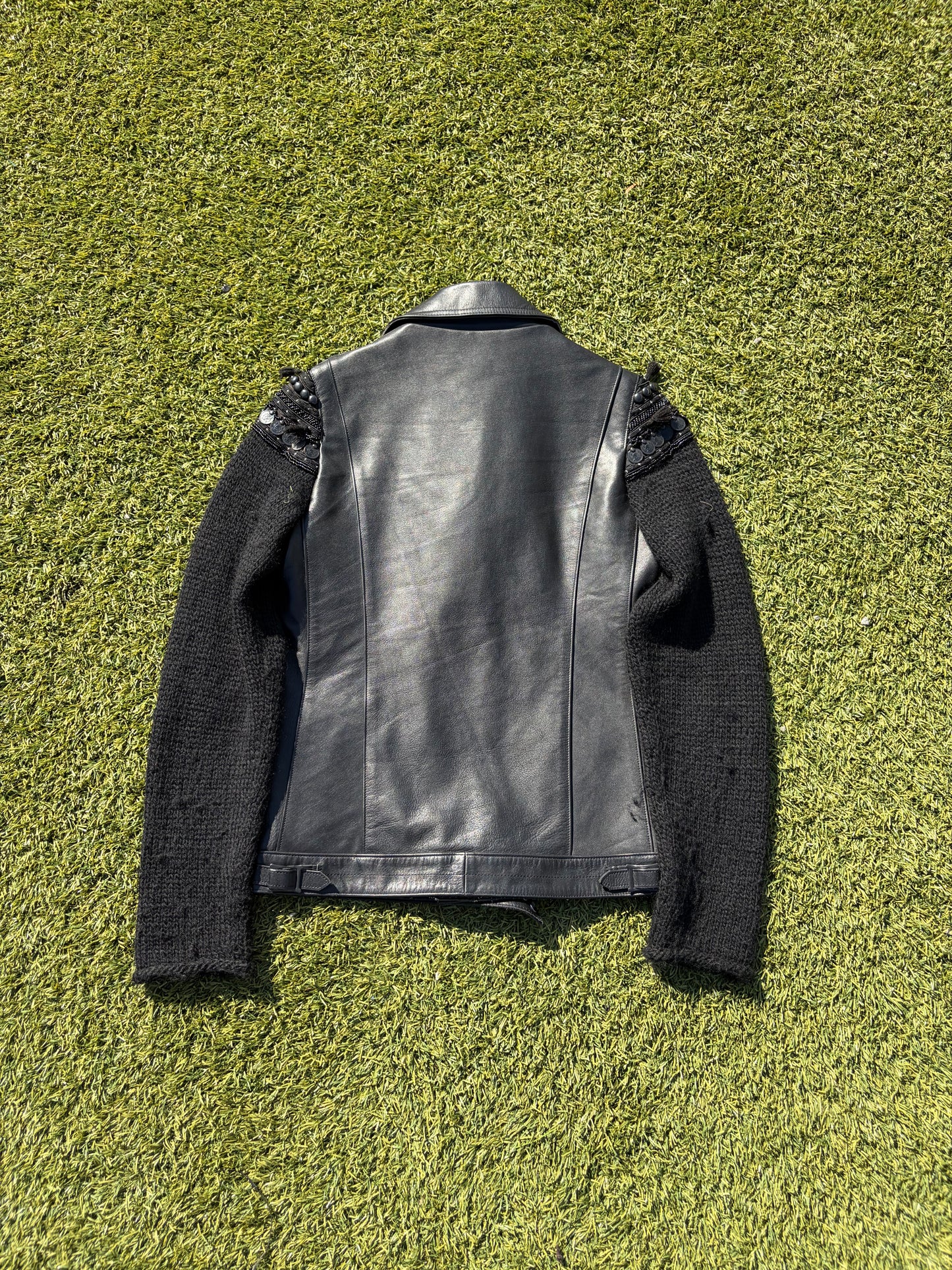 AW09 “Earmuff Maniac” - Undercover Ethnic Moto Leather Jacket
