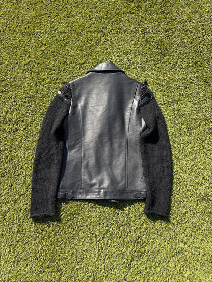 AW09 “Earmuff Maniac” - Undercover Ethnic Moto Leather Jacket