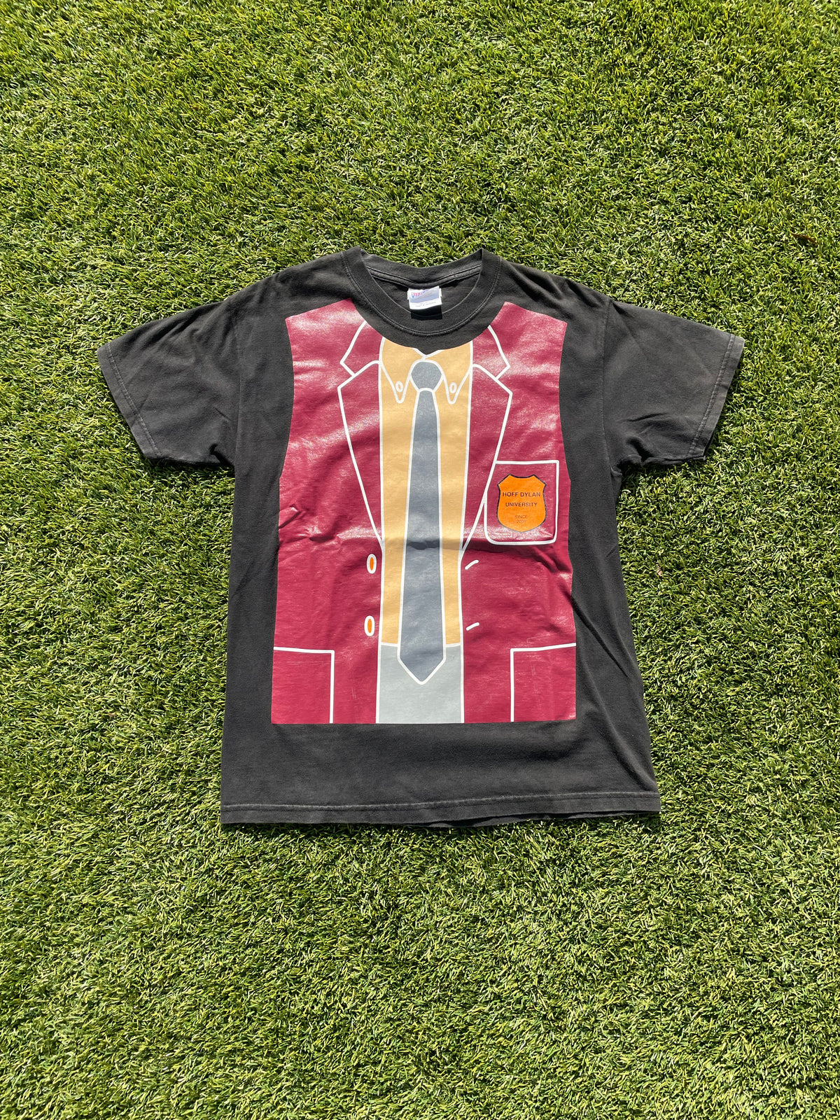2001 Number (N)ine Hoff Dylan University T-Shirt