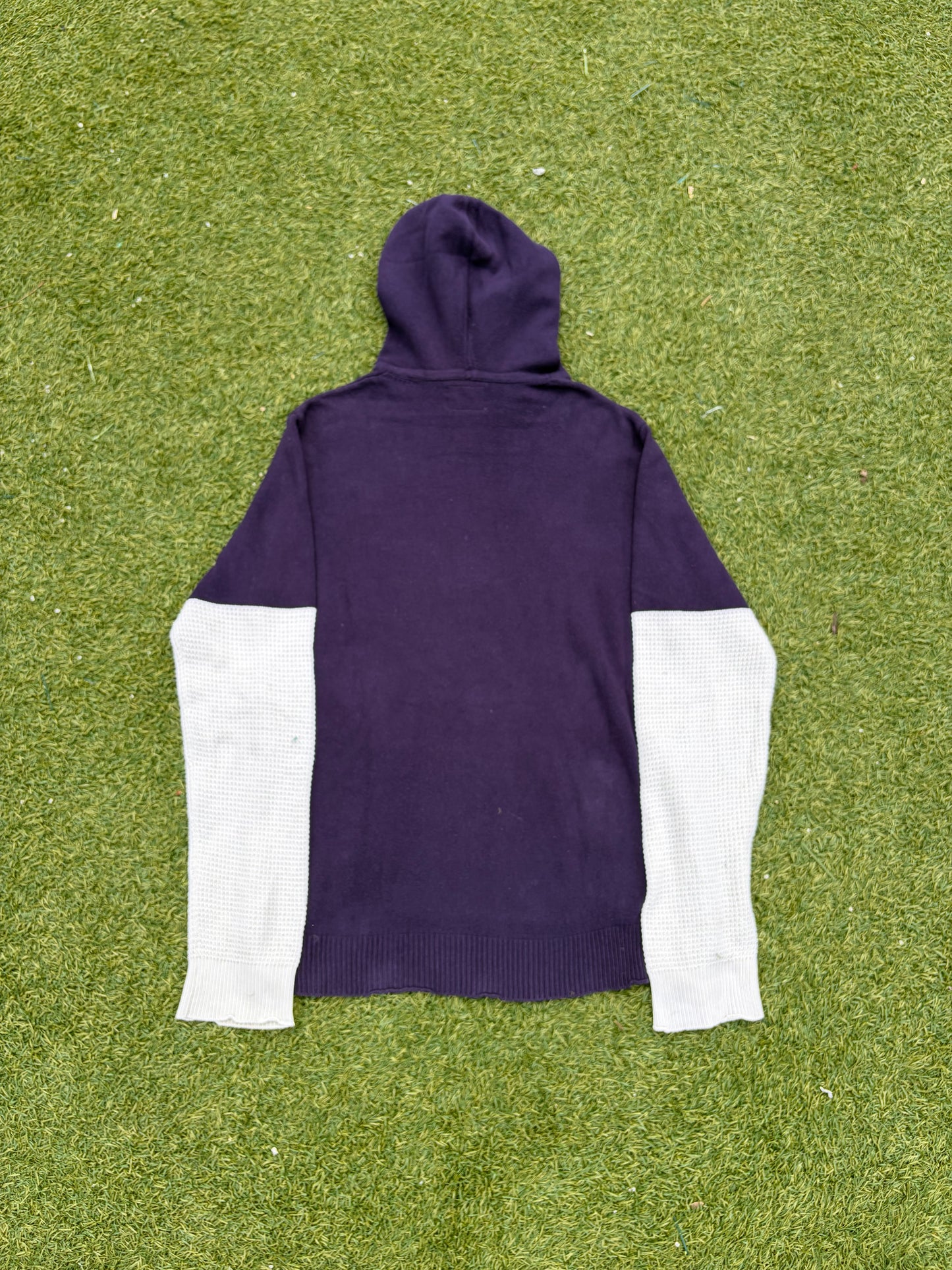 AW03 “Touch Me I’m Sick” - Number (N)ine Thermal Knit Hybrid Hoodie