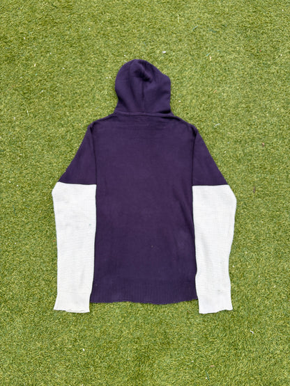 AW03 “Touch Me I’m Sick” - Number (N)ine Thermal Knit Hybrid Hoodie