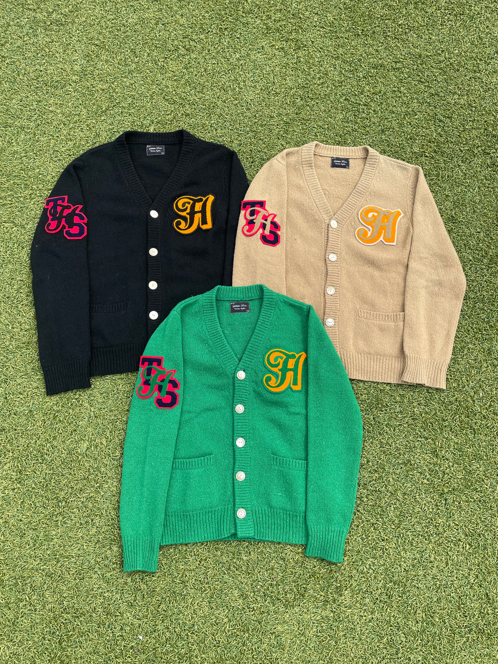 AW05 “The High Streets” - Number (N)ine Patchwork Wool Cardigan