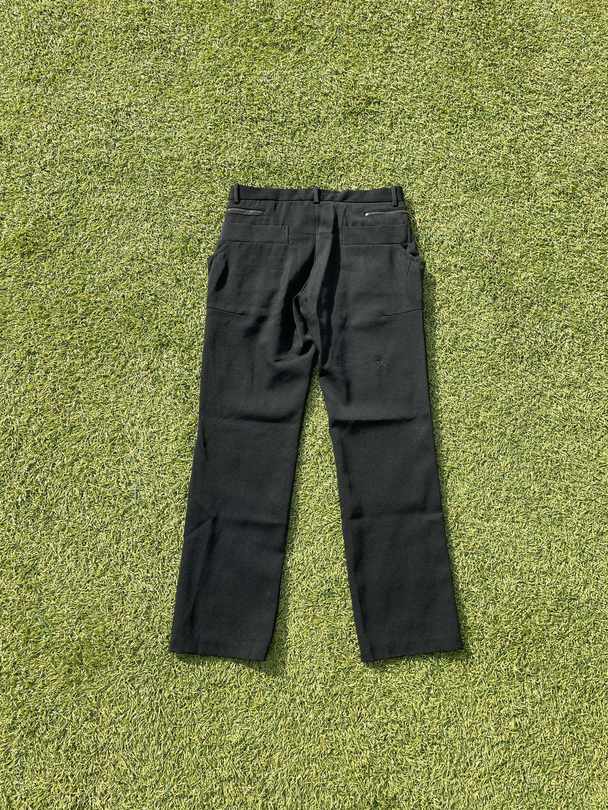 AW06 “GURUGURU” - Undercover Insects Embroidered Zipper Trousers