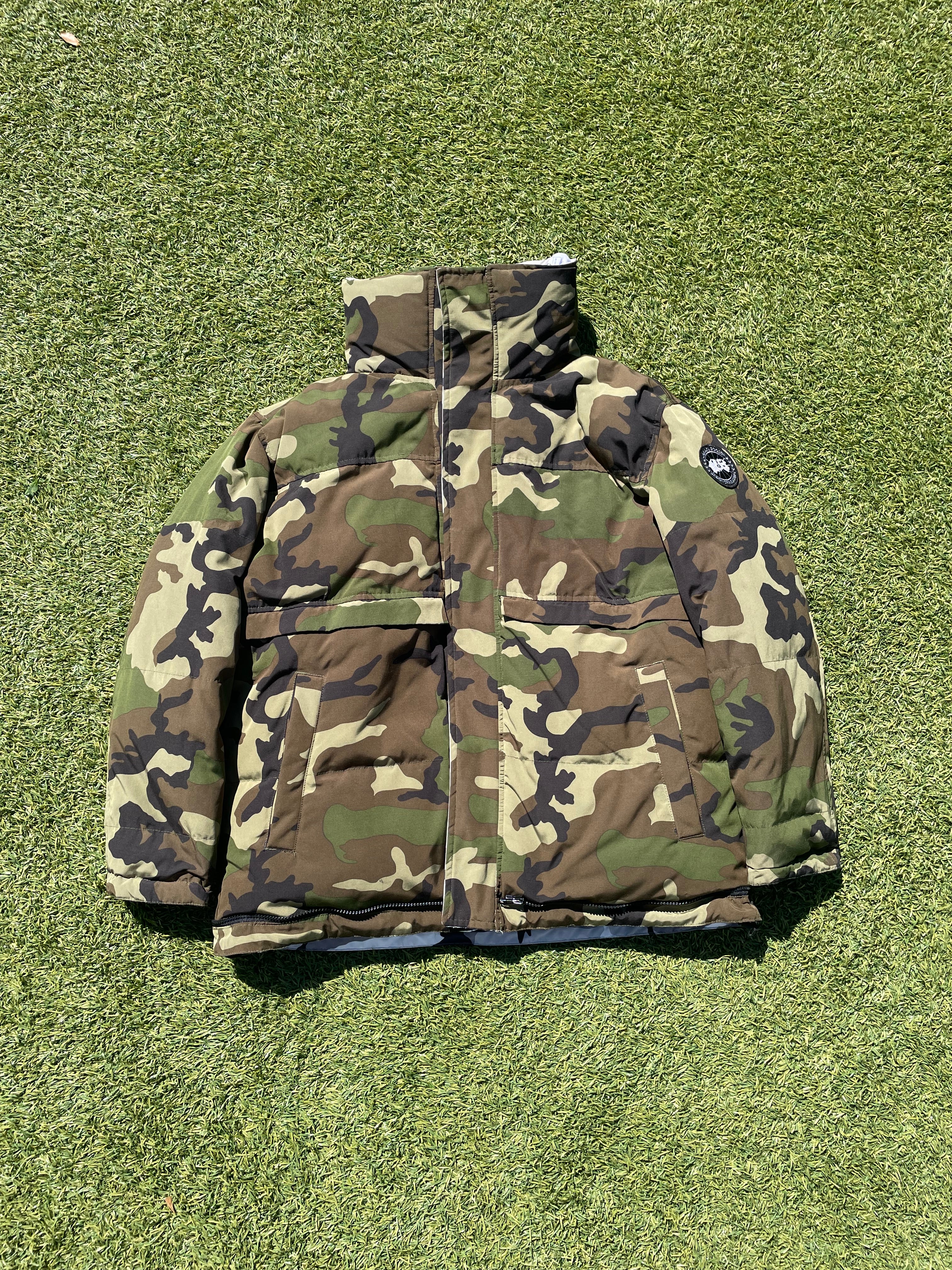 FW17 Vetements X Canada Goose Reversible Camo Padded Puffer Jacket