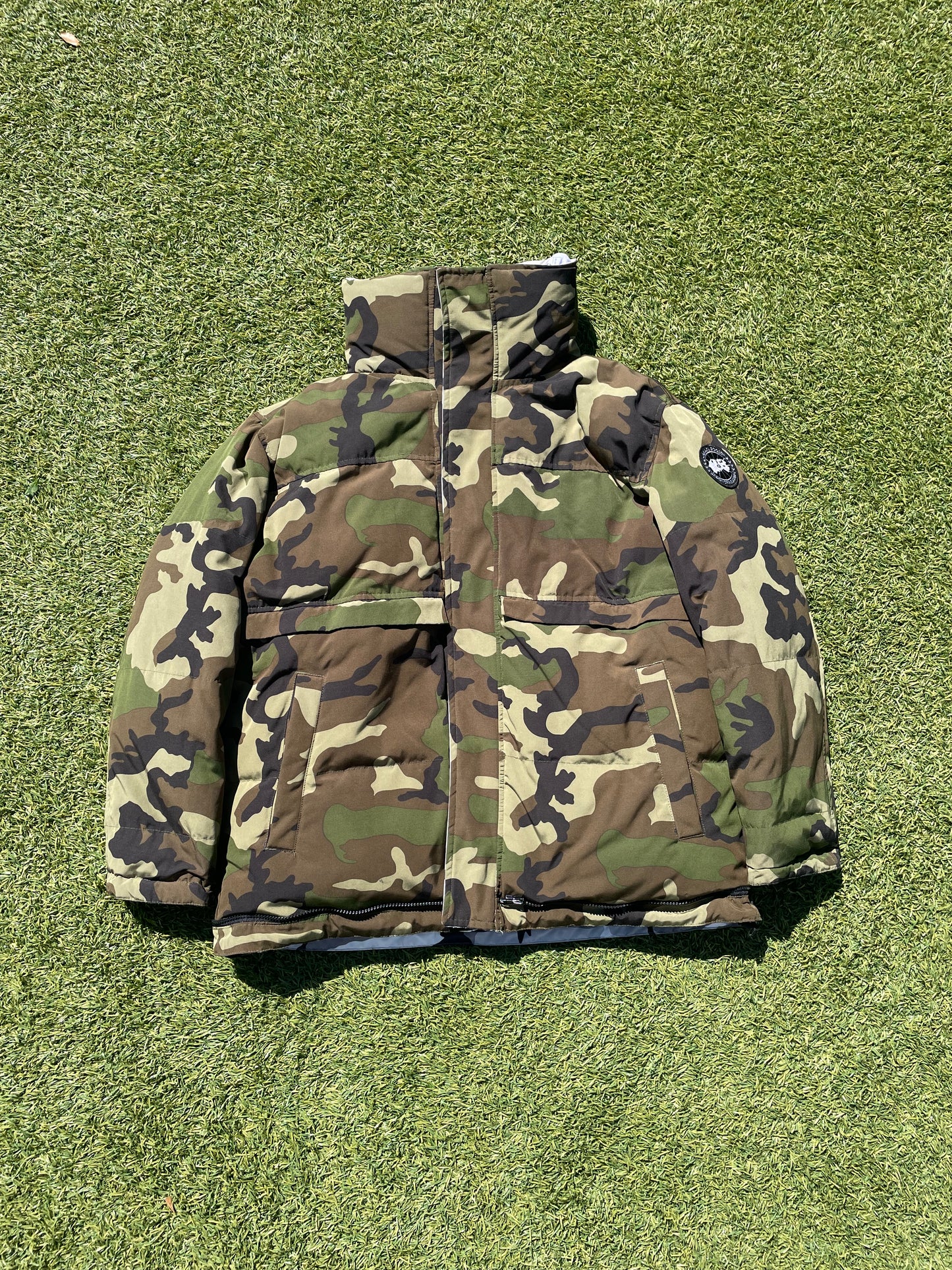 FW17 Vetements X Canada Goose Reversible Camo Padded Puffer Jacket