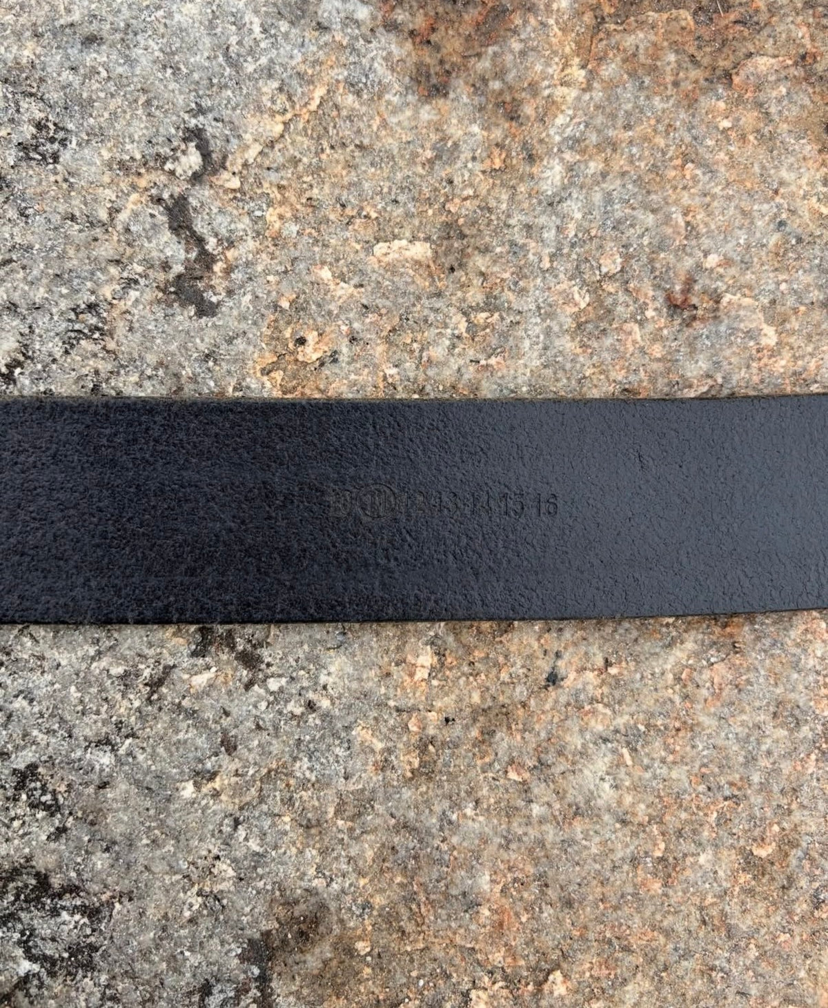 AW07 Maison Martin Margiela Brass Knuckle Leather Belt