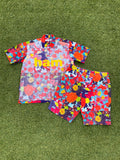 AD2001 Junya Watanabe Multi-Color Floral Blocking Set