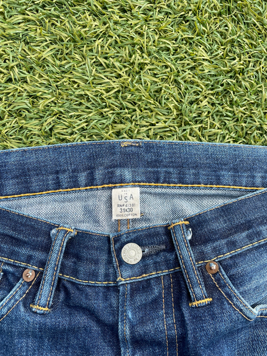 2010 Polo Ralph Lauren RRL Selvedge Indigo Denim