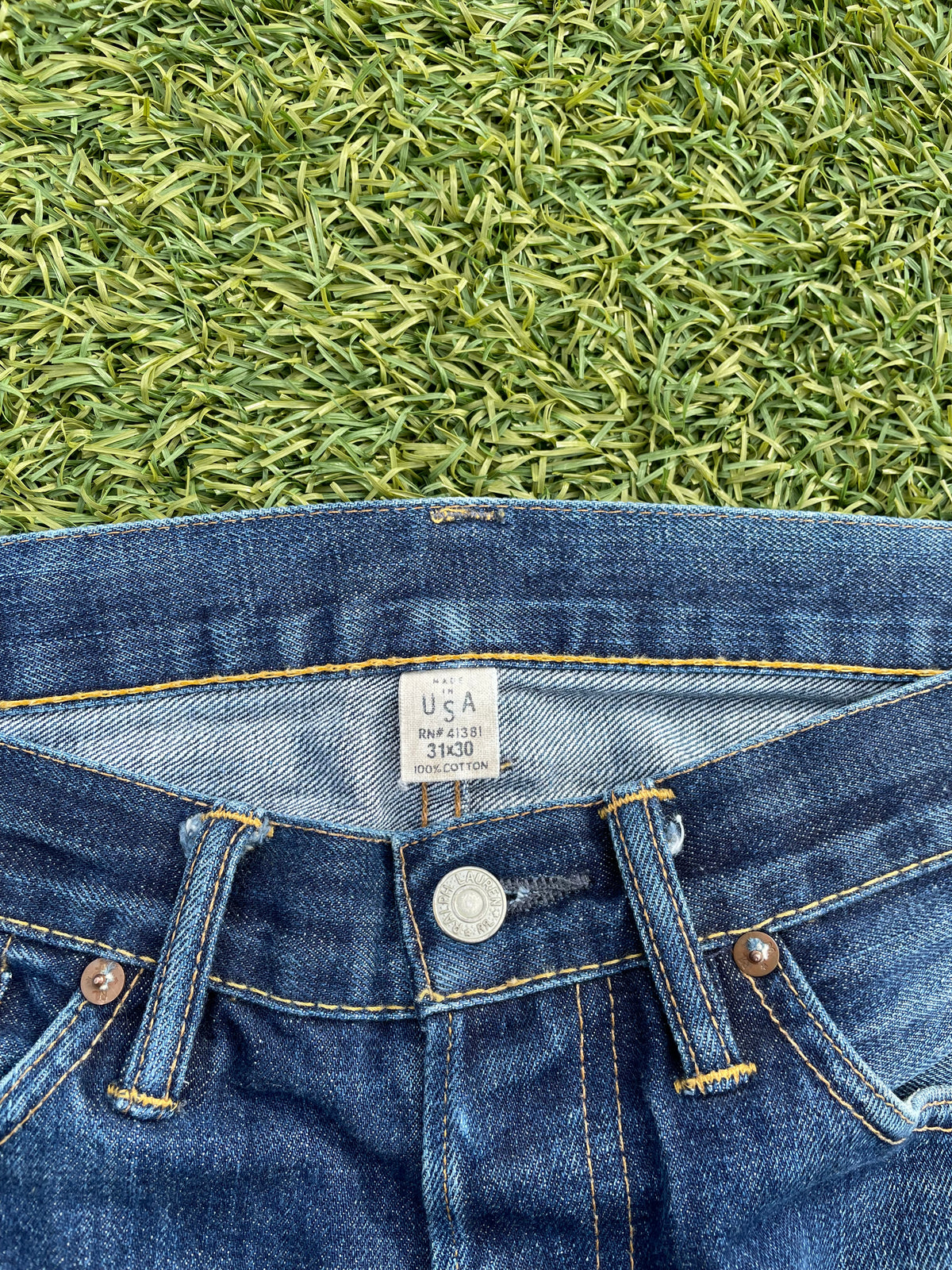 2010 Polo Ralph Lauren RRL Selvedge Indigo Denim
