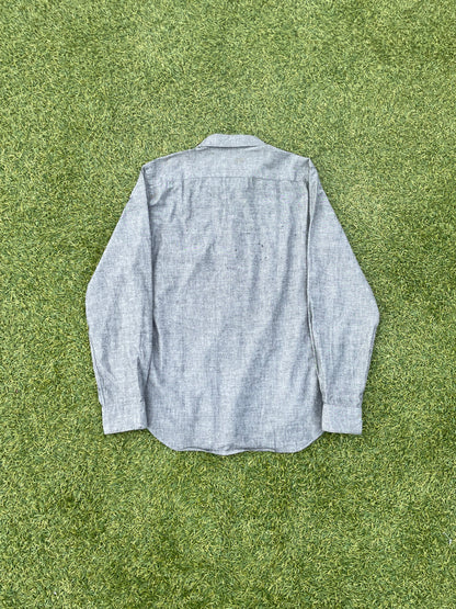 AD2002 Comme Des Garçons Cuba Painted Grey Button Up