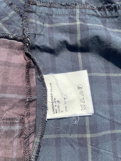 SS05 “But Beautiful ll” - Undercover Plaid Reconstructed Military Blazer