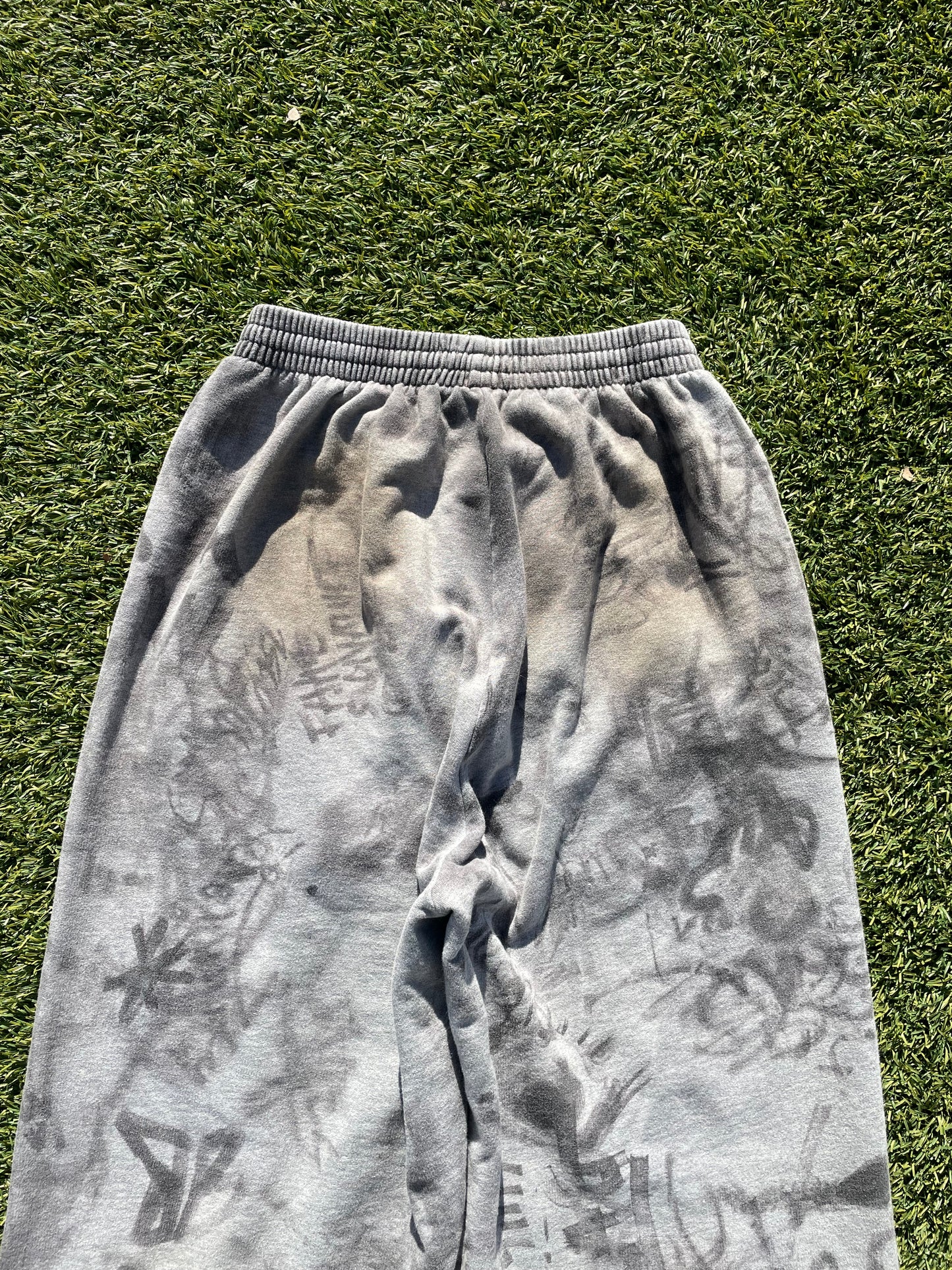 SS23 “Mudshow” - Balenciaga Grey Graffiti Skater Sweatpants