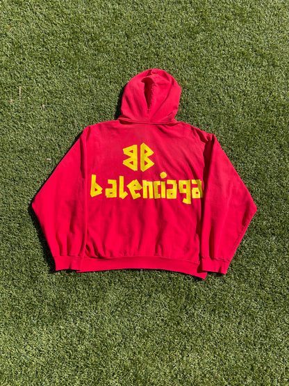 SS23 “Mudshow” - Balenciaga Tape Zip Up Hoodie