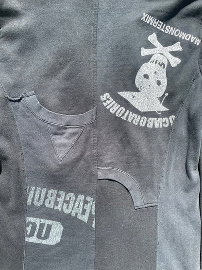 AW03 “Paperdoll” - Undercover Hybrid Black Corduroy Blazer