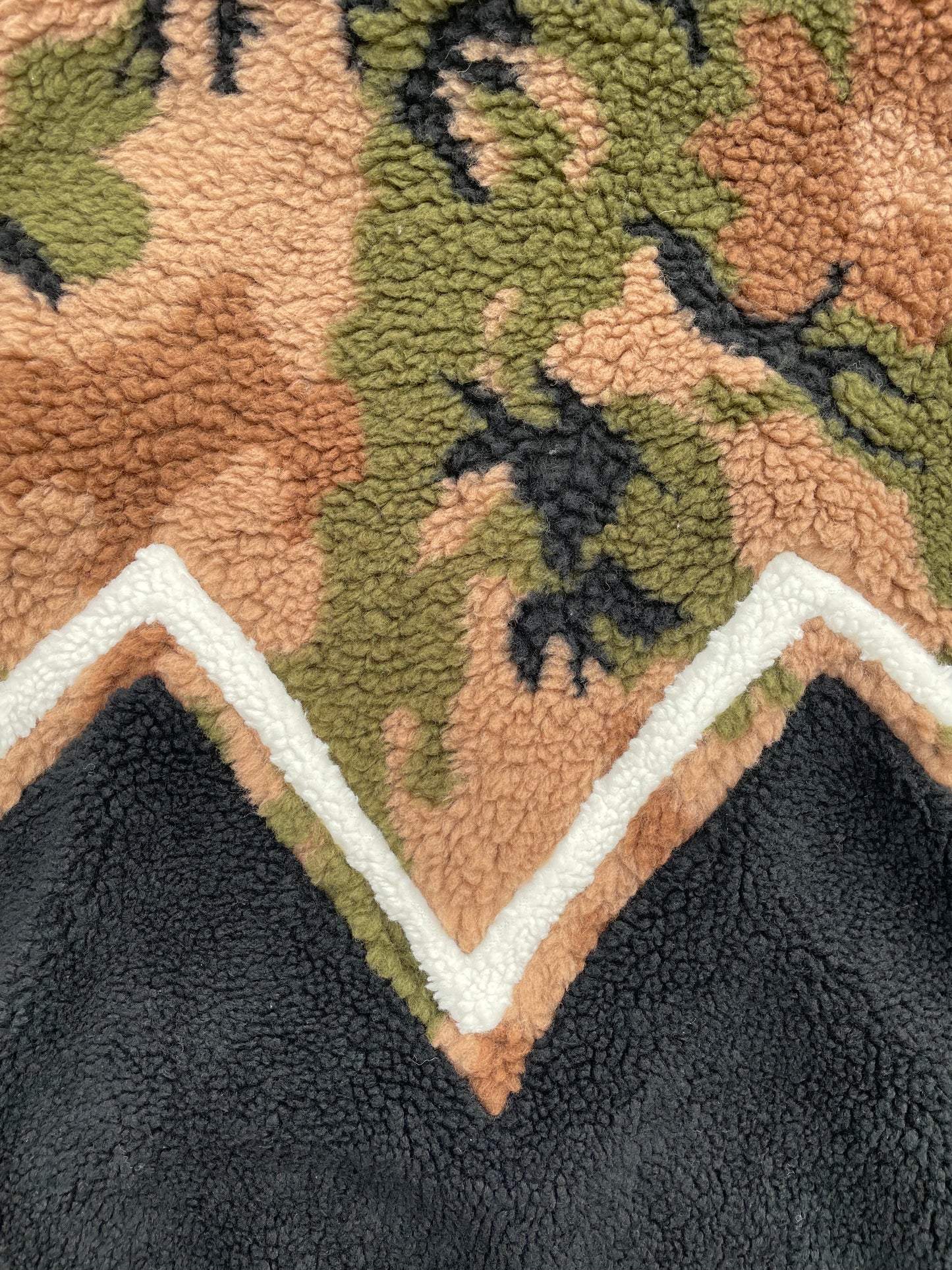SS22 Celine By Hedi Slimane Shearling Camouflage Fleece Jacket